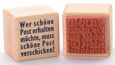 Stempel "D" Schöne Post